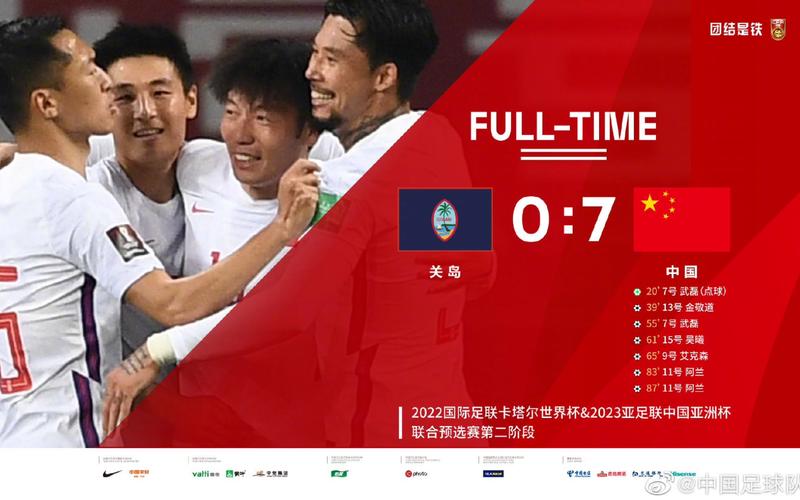中国vs关岛单场比赛结果